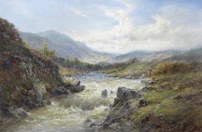 Falls of the Tay by Alfred de Breanski